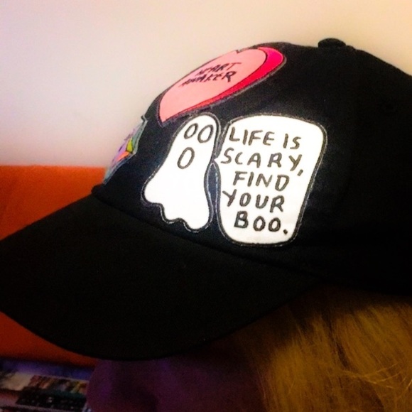 Humor Spiritual Woke Patch Pop Culture Adjust hat black adult one size - Picture 2 of 6